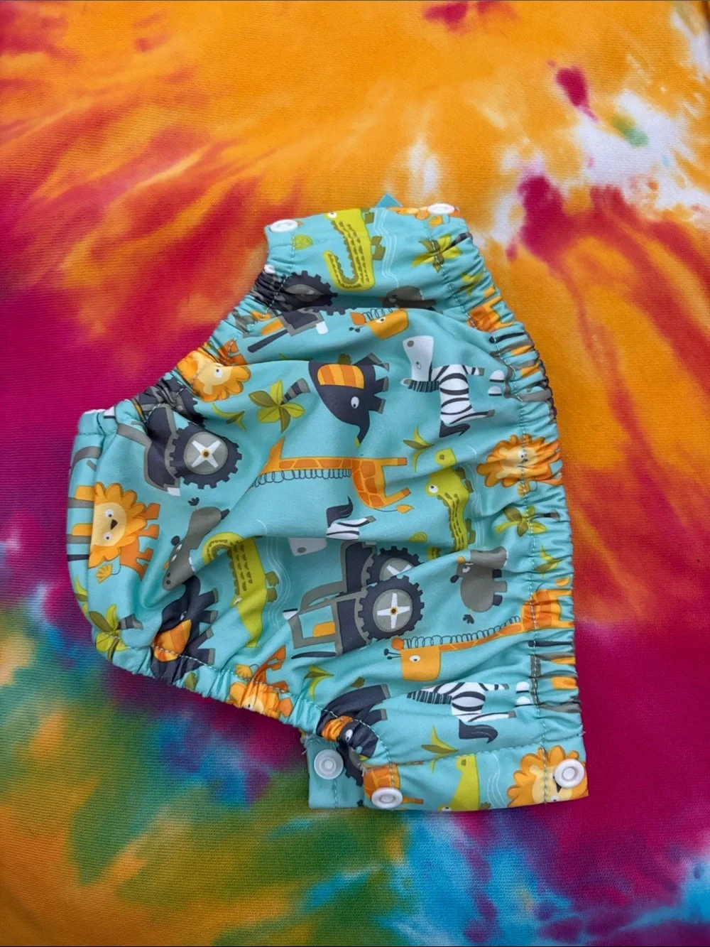 Charlie Banana Aqua Safari Print Reusable Swim Diaper